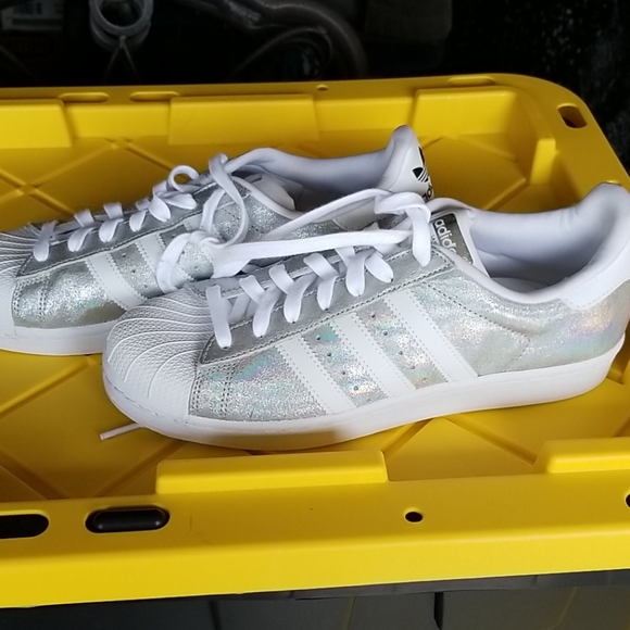 holographic adidas shoes